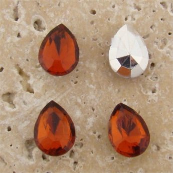 Topaz Jewel - 15x11mm. Pear Faceted Gem Jewels - Lots of 144