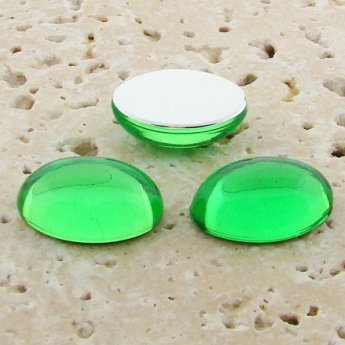 Peridot Jewel - 12x10mm. Oval Domed Cabochons - Lots of 144
