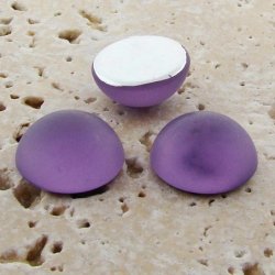 Light Amethyst Matte - 20mm. Round Domed Cabochons - Lots of 72