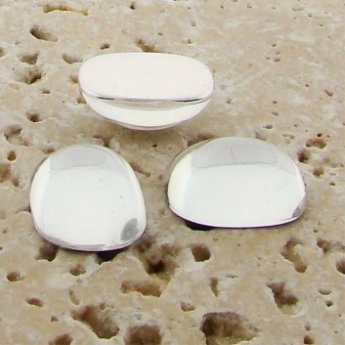 Crystal Jewel - 15x11.5mm. Rectangle Cabochons - Lots of 144