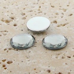Black Diamond Multi Faceted - 13mm Round Cabochons - Lot of 144