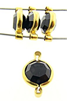 JET 12MM ROUND 2-LOOP BRASS CHANNELS - Lot of 144