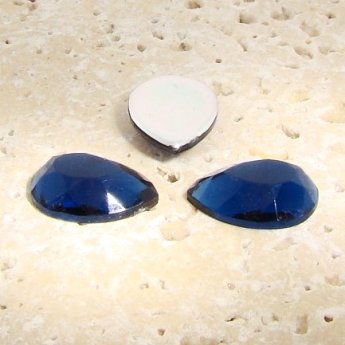 Montana Sapphire Faceted - 13x8.5mm Pear Cabochons - Lots of 144
