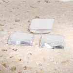Crystal Jewel Faceted - 15mm. Square Cabochons - Lots of 144