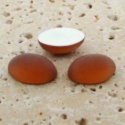 Topaz Matte Frosted - 10x8mm. Oval Domed Cabochons - Lots of 144