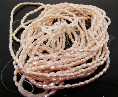 CULTURA 8X4MM BAROQUE OVAL JAPANESE PEARLS - Lot of 101