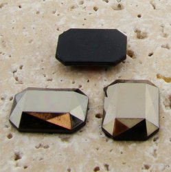 Hematite Faceted - 18x13mm. Octagon Cabochons - Lots of 144