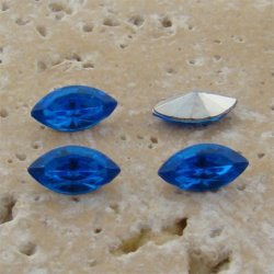 Sapphire Jewel - 10x5mm Navette Faceted Gem Jewels - Lots of 144