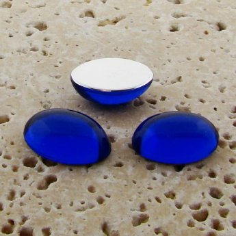 Sapphire Jewel - 12x10mm. Oval Domed Cabochons - Lots of 144