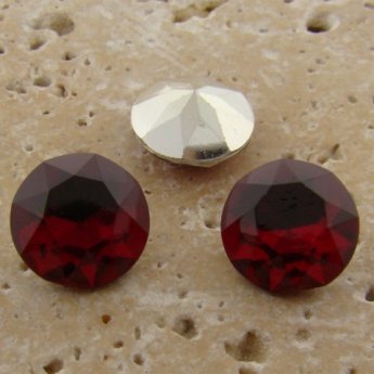 Ruby Jewel - 13mm Round Table Top Rhinestone Jewel - Lots of 144