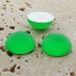 Peridot Matte Frosted - 7mm. Round Domed Cabochons - Lots of 144