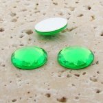Peridot Jewel Multi Faceted - 15mm Round Cabochons - Lots of 144