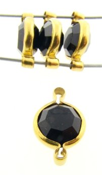 JET 10MM ROUND 2-LOOP BRASS CHANNELS - Lot of 144