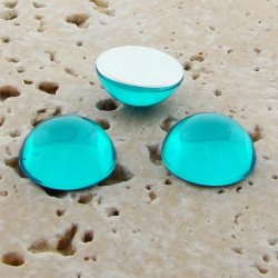 Aqua Jewel - 11mm. Round Domed Cabochons - Lot of 144