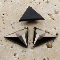 Hematite Faceted - 18x18mm. Triangle Cabochons - Lots of 144
