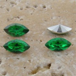 Peridot Jewel - 10x5mm. Navette Faceted Gem Jewels - Lots of 144