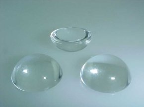 Crystal Jewel Unfoiled Back- 35mm. Round Cabochons - Lots of 12