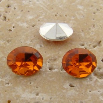 Madeira Topaz Jewel - 10x8mm Oval Faceted Gem Jewel - Lot of 144