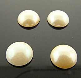 8MM CULTURA PEARL ROUND CABOCHONS - Lot of 144