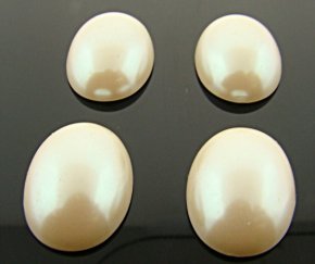 18X13MM CULTURA PEARL OVAL CABOCHONS - Lot of 144