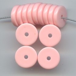 ANGELSKIN 3X14MM DISC SPACER BEADS - Lot of 12