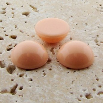 Angelskin Opaque - 35mm. Round Domed Cabochons - Lots of 12