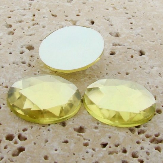 (image for) Jonquil Jewel Multi Faceted - 25mm Round Cabochons - Lots of 55