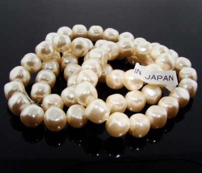 CULTURA 12MM BAROQUE ROUND JAPANESE PEARLS - Lot of 63