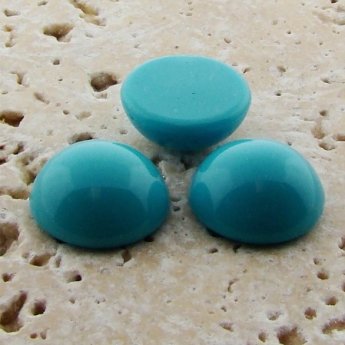 Turquoise Opaque - 20mm. Round Domed Cabochons - Lots of 72