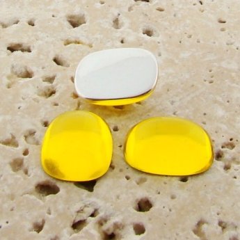 Jonquil Jewel - 15x11.5mm. Rectangle Cabochons - Lots of 144