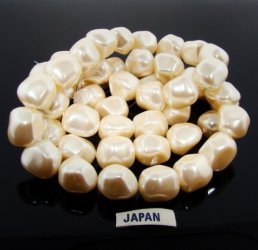 CULTURA 16MM BAROQUE NUGGET JAPANESE PEARLS - Lot of 50
