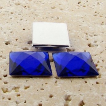 Sapphire Jewel Faceted - 20mm. Square Cabochons - Lots of 144