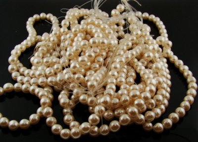 CULTURA 8MM BAROQUE ROUND JAPANESE PEARLS - Lot of 91