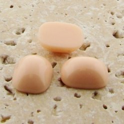Angelskin Opaque - 15x11.5mm. Rectangle Cabochons - Lots of 144