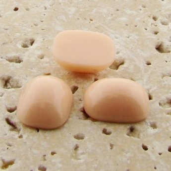 Angelskin Opaque - 15x11.5mm. Rectangle Cabochons - Lots of 144