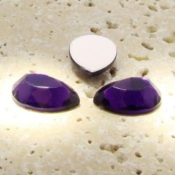 Amethyst Jewel Faceted - 13x8.5mm. Pear Cabochons - Lots of 144