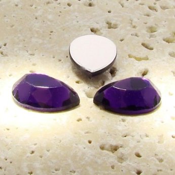 Amethyst Jewel Faceted - 13x8.5mm. Pear Cabochons - Lots of 144