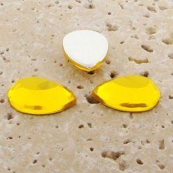 Jonquil Jewel Faceted - 13x8.5mm. Pear Cabochons - Lots of 144