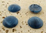 18mm. CAPRI MATTE MARBLE ROUND CABOCHONS - Lot of 48