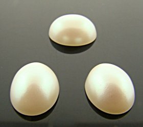 10X8MM CULTURA PEARL OVAL CABOCHONS - Lot of 144