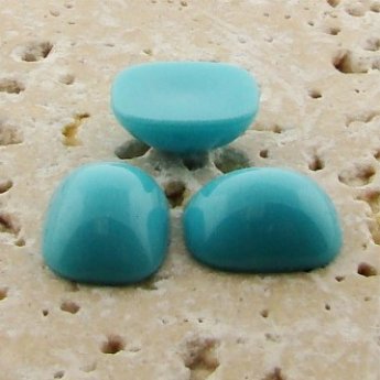 Turquoise Opaque - 15x11.5mm. Rectangle Cabochons - Lots of 144