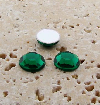 Teal Jewel Multi Faceted - 18mm Round Cabochons - Lots of 144