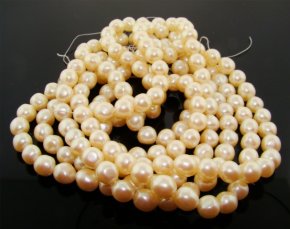 CULTURA 8MM BAROQUE ROUND JAPANESE PEARLS - Lot of 91