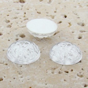 Crystal Jewel Baroque Domed - 18mm. Cabochons - Lots of 144
