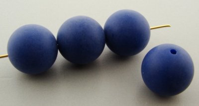 CRANBERRY MATTE WASH 25MM FANCY SQUASH ROUND BEADS - Lot of 12