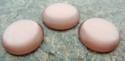 26mm. PURPLE MOONSTONE ROUND CABOCHONS - Lot of 36