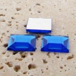 Sapphire Jewel Faceted - 15mm. Square Cabochons - Lots of 144