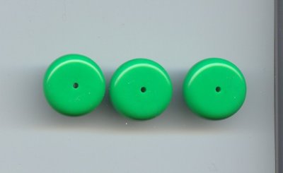 (image for) SPRING GREEN 8X21MM SPACER BEADS - Lot of 12