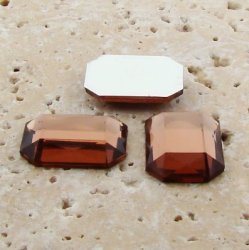 Topaz Jewel Faceted - 40x30mm. Octagon Cabochons - Lots of 12