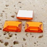 Topaz Jewel Faceted - 15mm. Square Domed Cabochons - Lots of 144